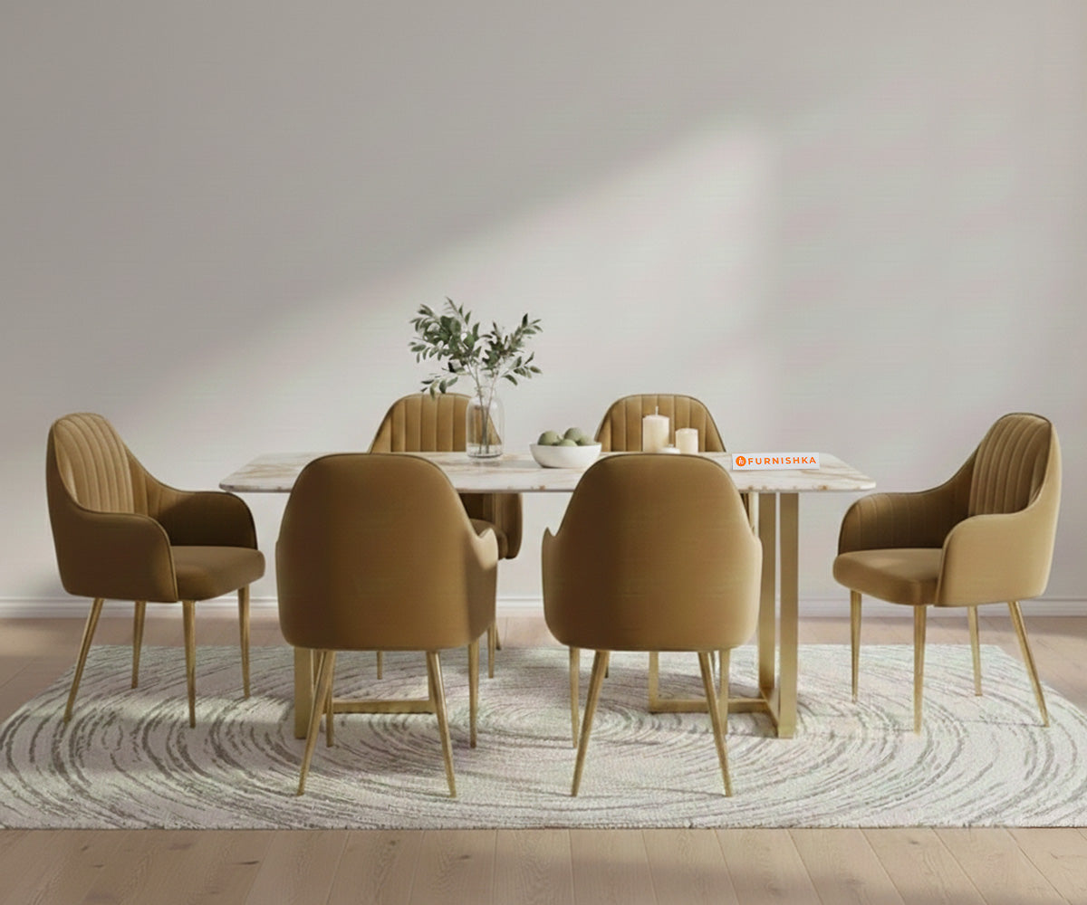 TUSCANY 6 Seater Dining Sets with Australian Onyx Top - Furnishka