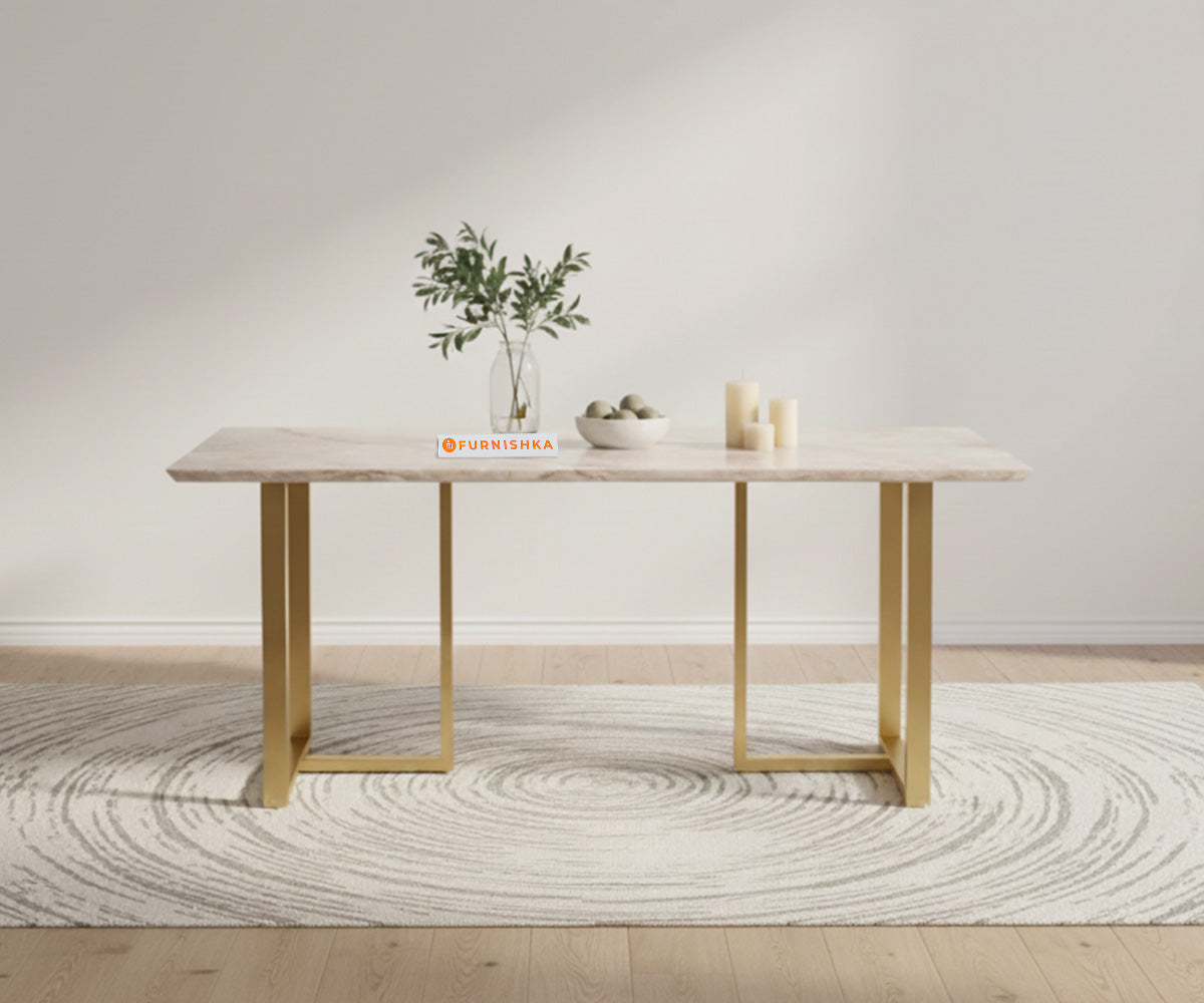 TUSCANY Dining Table with Australian Onyx Top - 6 Seater - Furnishka 