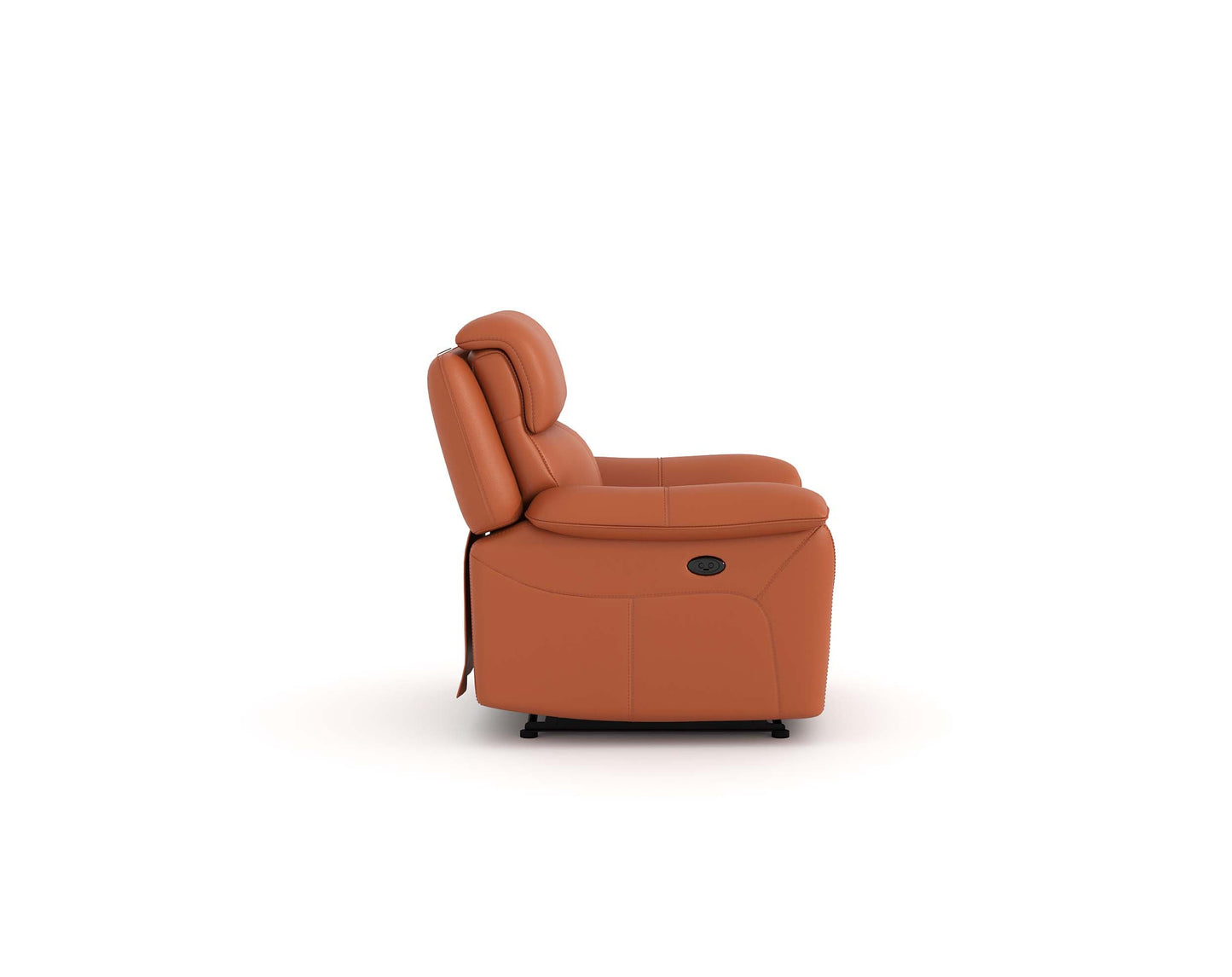 Taurus Leather 1 Seater Recliner - Furnishka 