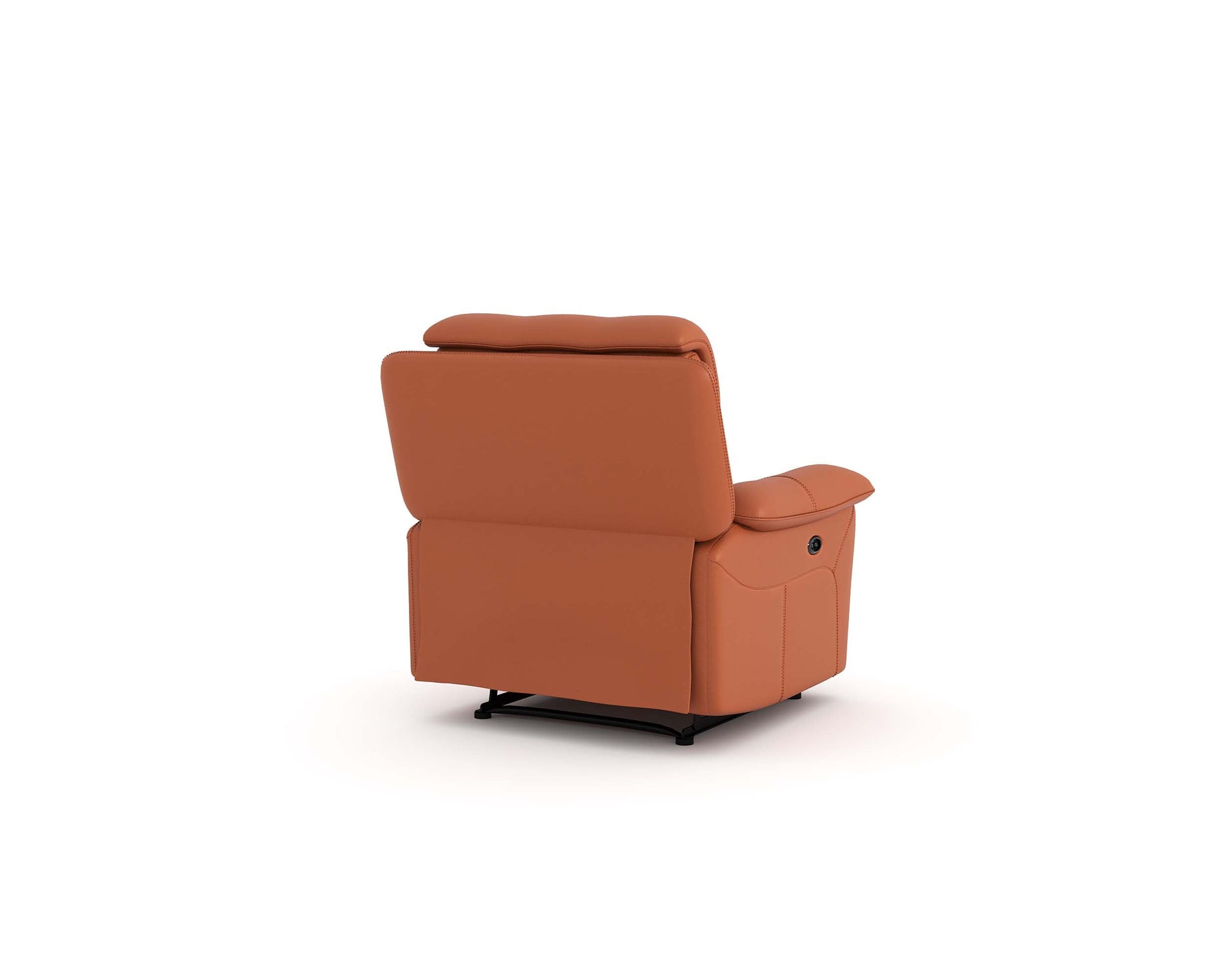 Taurus Leather 1 Seater Recliner - Furnishka 