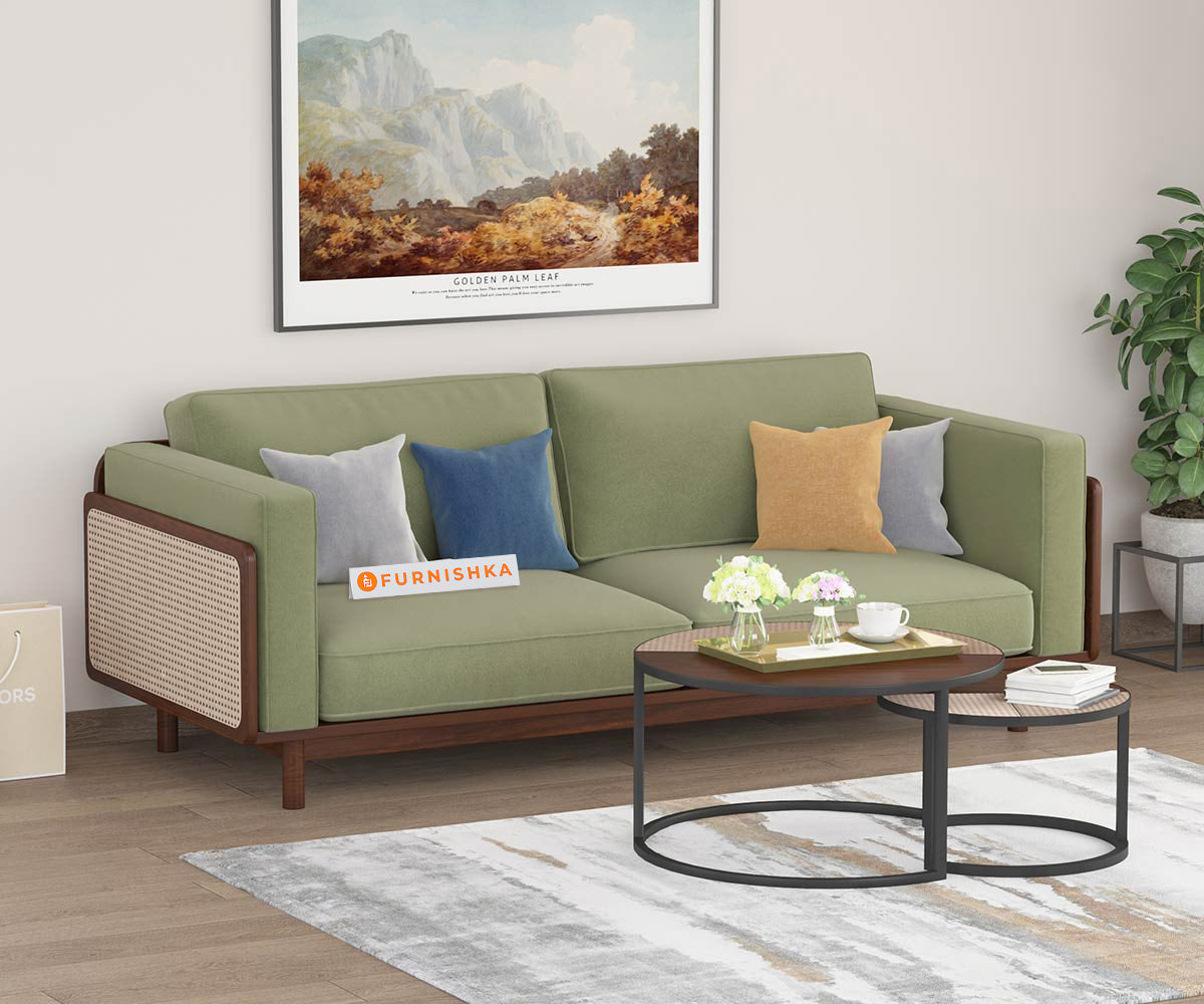 Taylor solid Wood  Sofa - Furnishka 