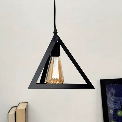 Tiffany Triangle Shape Pendant Hanging Lamp - Furnishka 