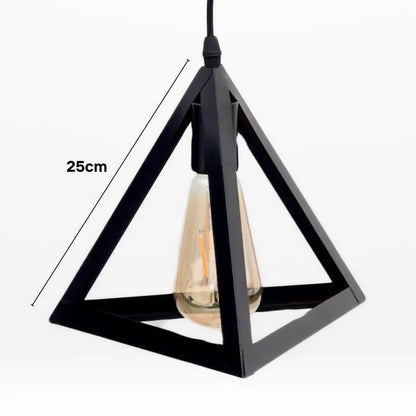 Tiffany Triangle Shape Pendant Hanging Lamp - Furnishka 