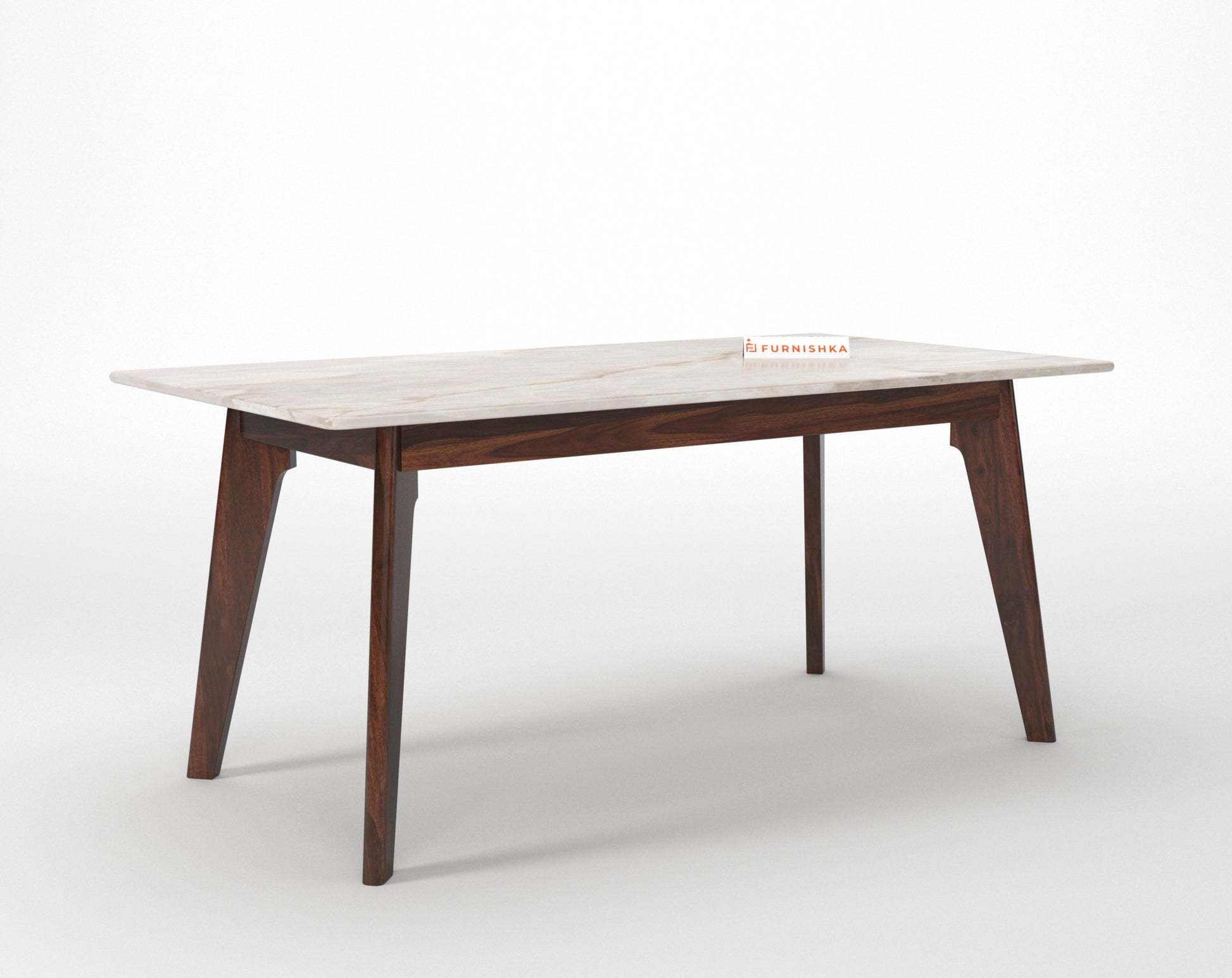 Vedh(Agar) Dining Table with Australian Onyx Top - 6 Seater - Furnishka 