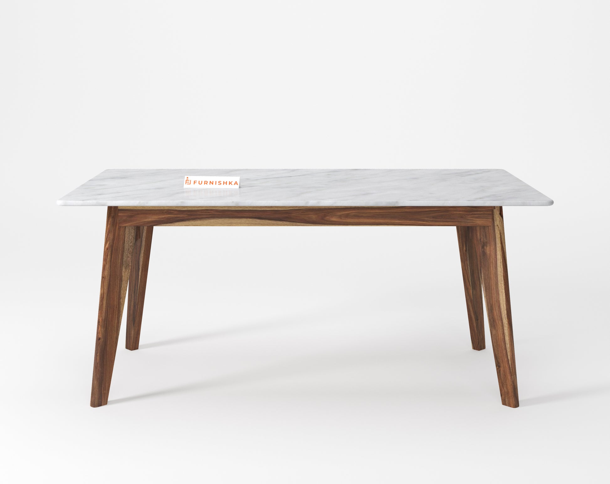 Vedh(Agar) Indian Marble Top 4 Seater Dining Table - Furnishka 