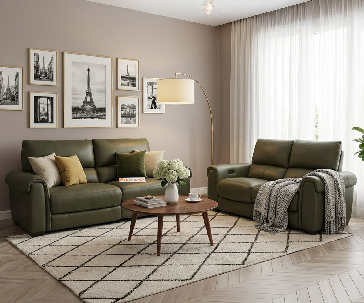 Velora 3 + 2 Seater Motorised Electric Recliner set - Furnishka 