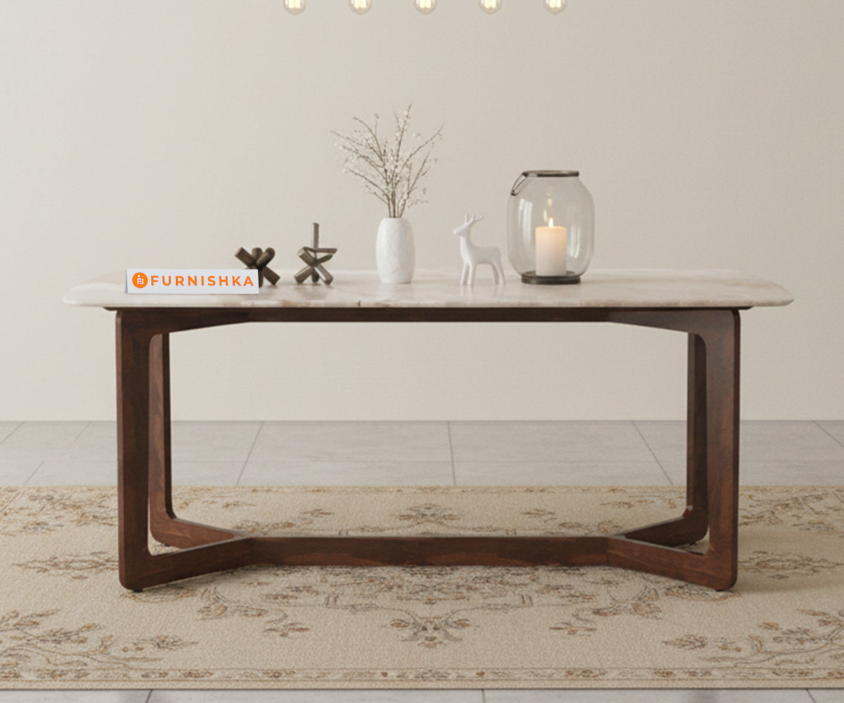 Vetra 4 Seater Dining Sets with Australian Onyx Top - Furnishka 