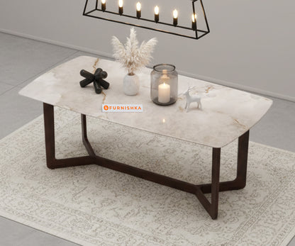 Vetra 6 Seater Dining Sets with Australian Onyx Top - Furnishka 