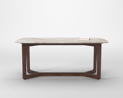 Vetra Dining Table 6 Seater Wood Base - Furnishka