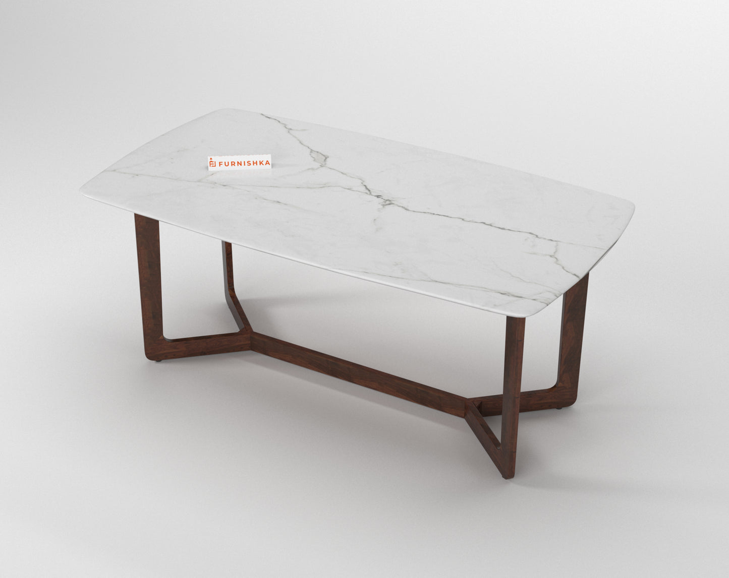 Vetra 6 Seater Dining Sets Quartz Marble Top - Furnishka