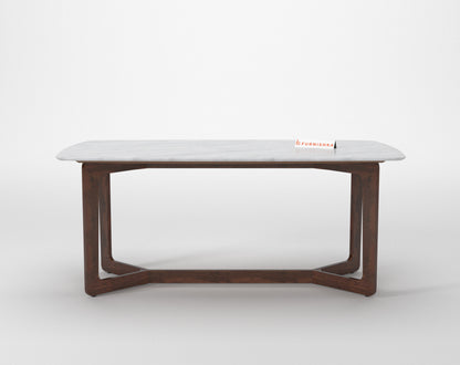 Vetra 6 Seater  Indian Marble Top Dining Table - Furnishka