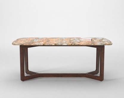 Vetra Dining Table 6 Seater Wood Base - Furnishka