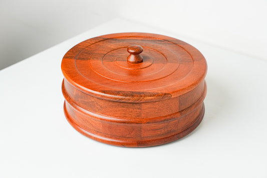 Vintage Roti Box from Mahogany Collection - Furnishka 