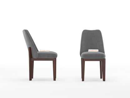 Vriha Sheesham Dining Chair  Space Grey - Furnishka 
