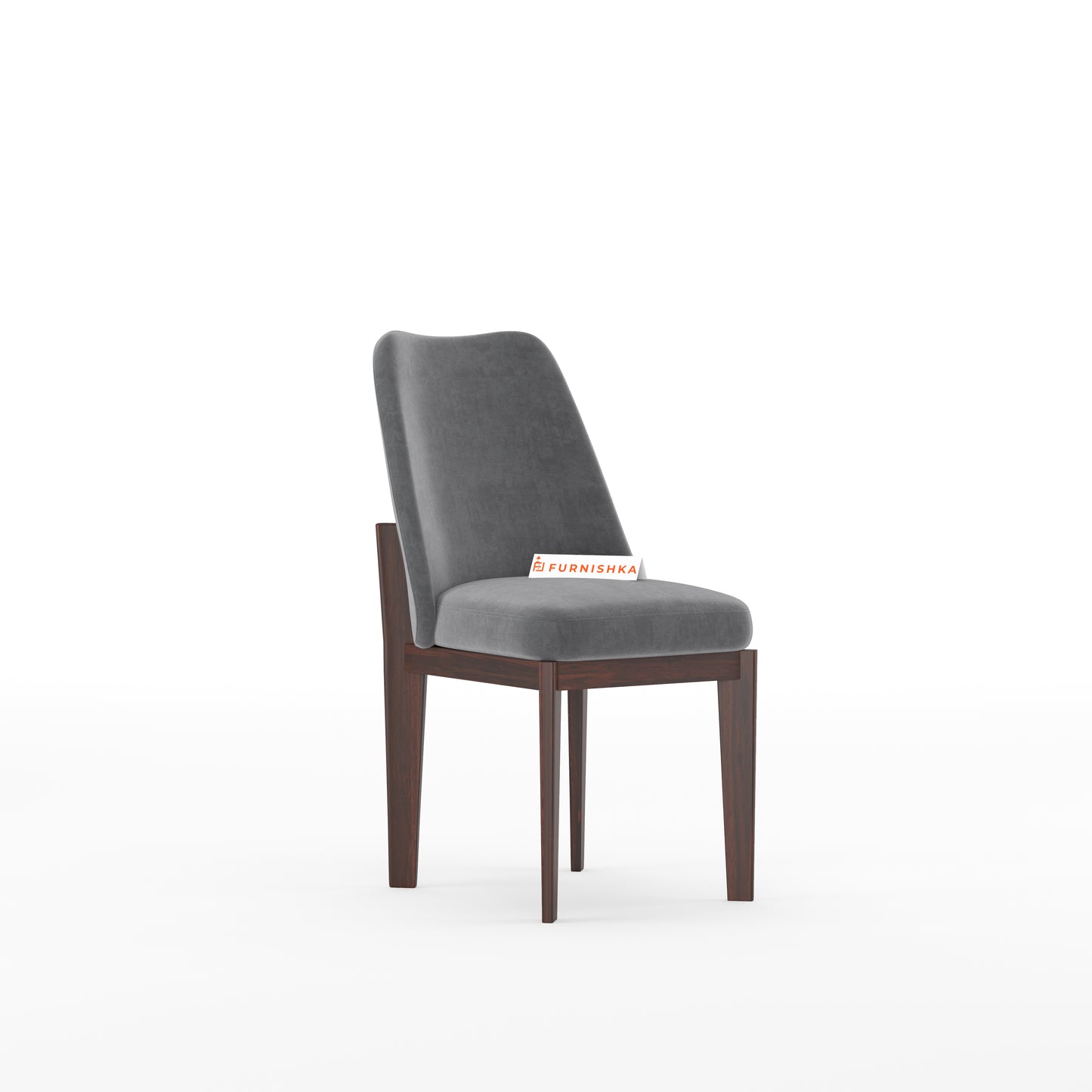 Vriha Sheesham Dining Chair  Space Grey - Furnishka 