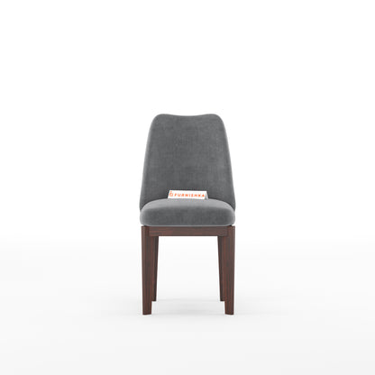 Vriha Sheesham Dining Chair  Space Grey - Furnishka 