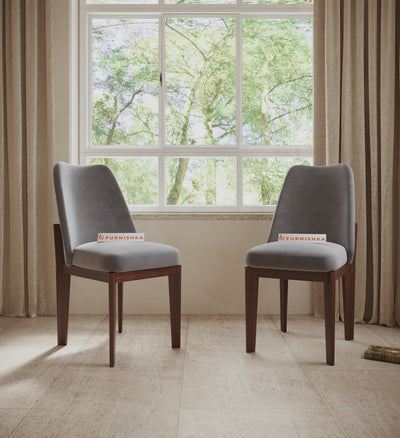 Vriha Sheesham Wood Dining Chair  space Grey