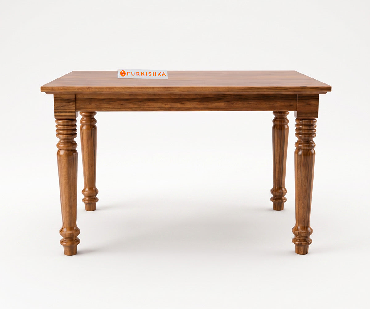 Sattva Teak Wood 4 Seater Dining Set
