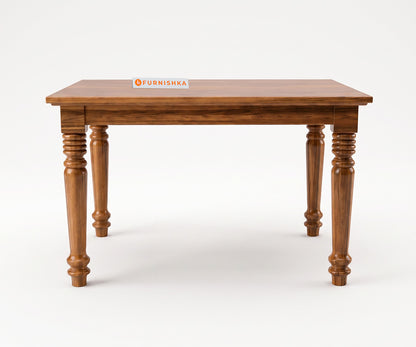 Sattva Teak Wood 4 Seater Dining Set