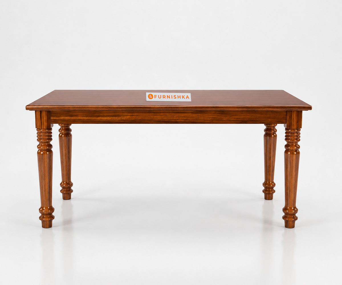 Sattva Teak Wood 6 Seater Dining Table
