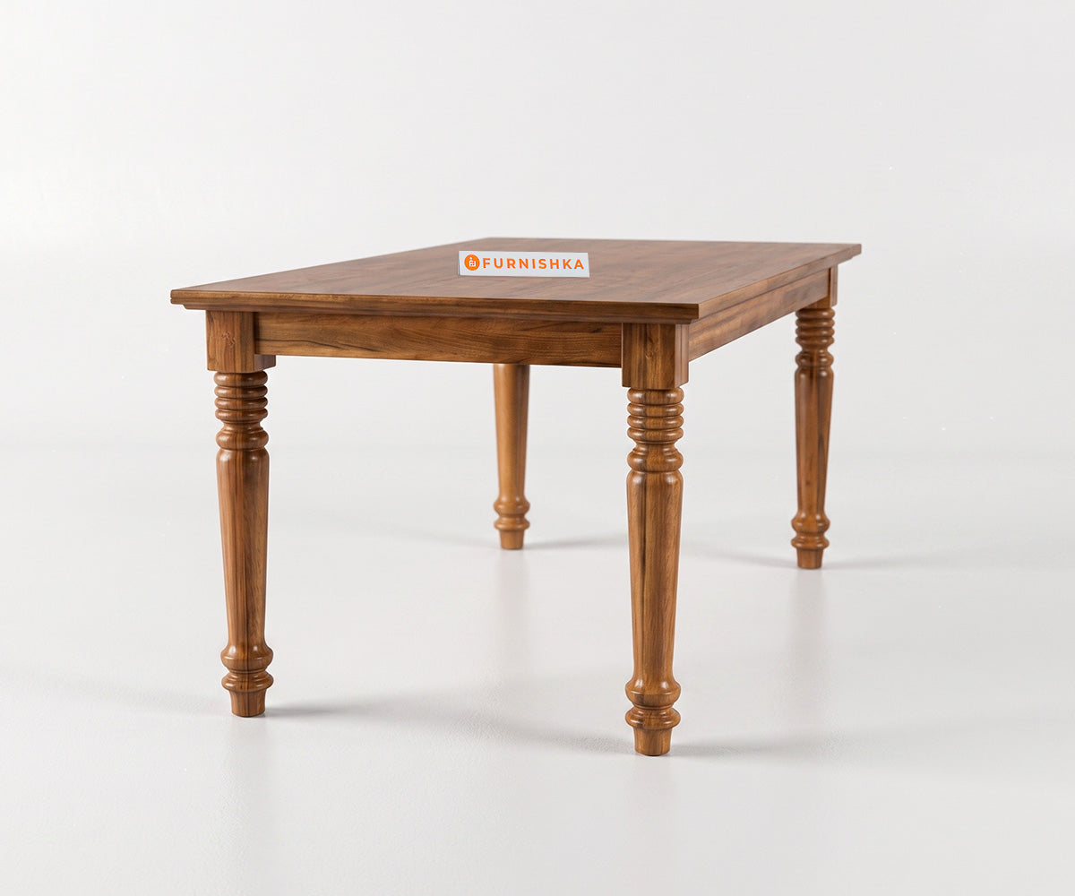 Sattva Teak Wood 6 Seater Dining Set