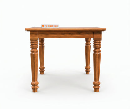 Sattva Teak Wood 4 Seater Dining Set