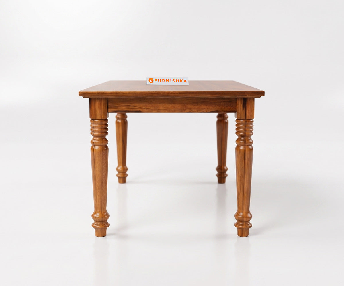 Sattva Teak Wood 6 Seater Dining Set
