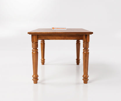 Sattva Teak Wood 6 Seater Dining Set