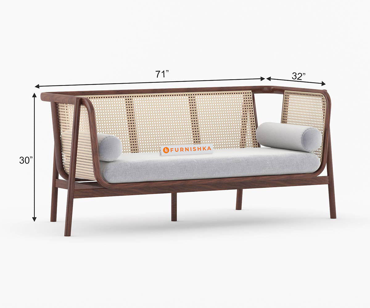 Wyatt Solid Wood  Sofa