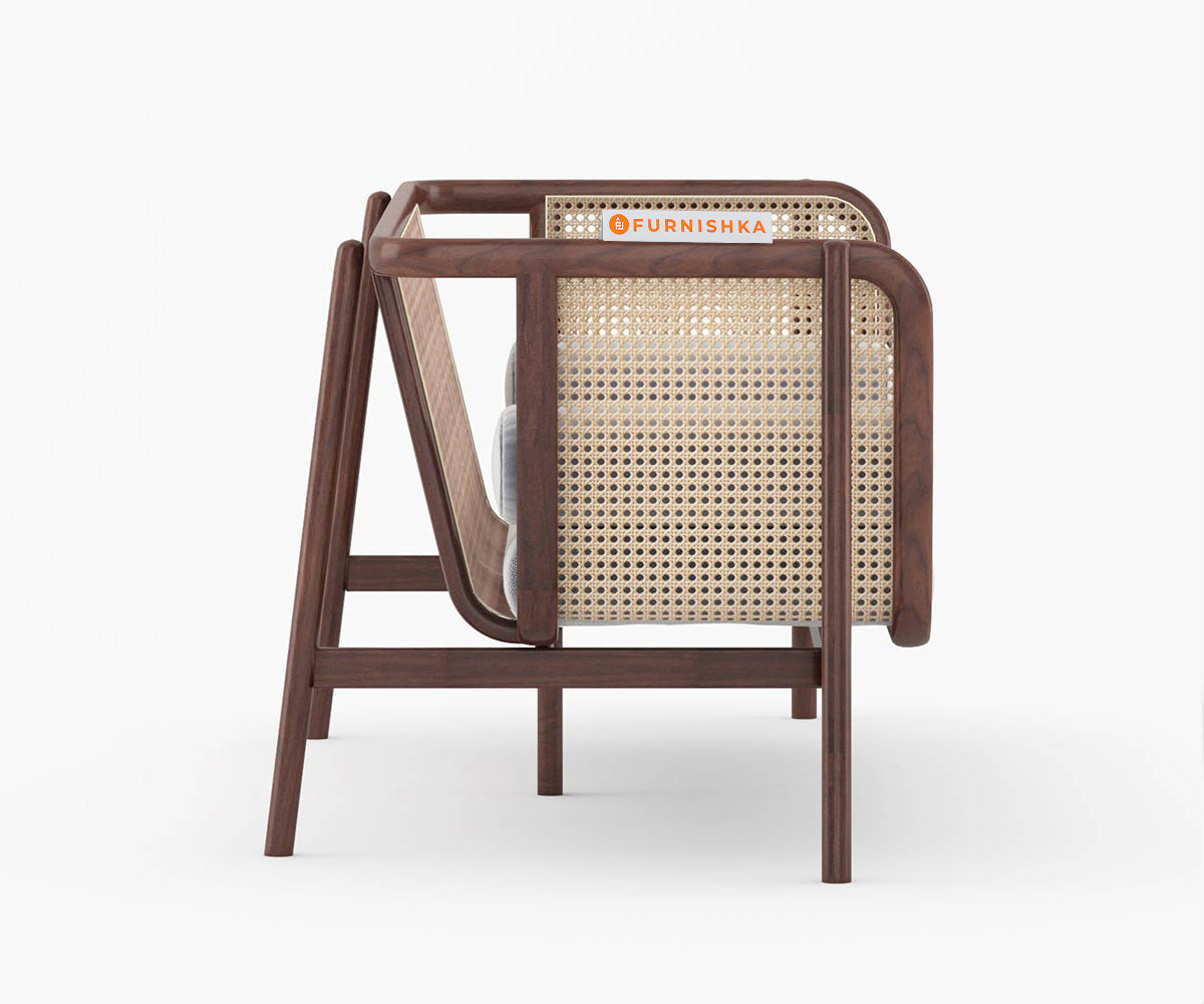 Wyatt Solid Wood  Sofa - Furnishka 