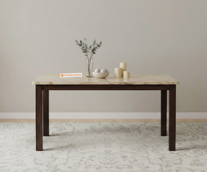 Zhera 4 Seater Dining Sets with Australian Onyx Top - Furnishka 