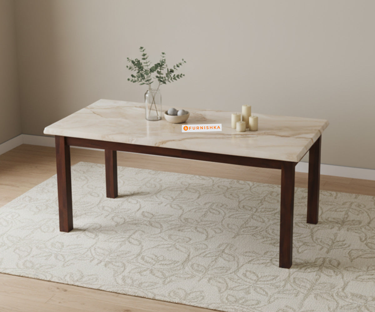 Zhera 4 Seater Dining Sets with Australian Onyx Top - Furnishka 