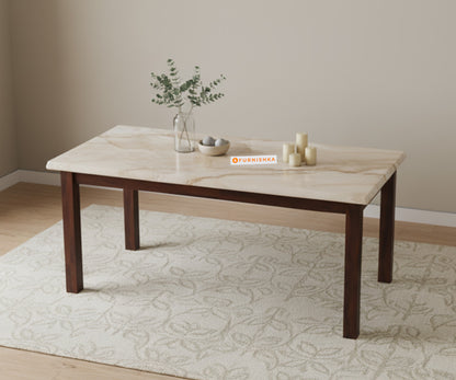 Zhera 6 Seater Dining Sets with Australian Onyx Top - Furnishka 