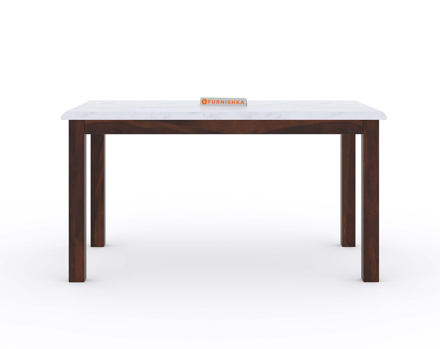 Zhera Indian Marble Top 4 Seater Dining Table - Furnishka 