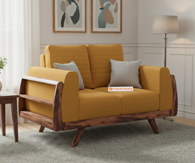 Amaari Sofa 2 Seater Mustard Yellow