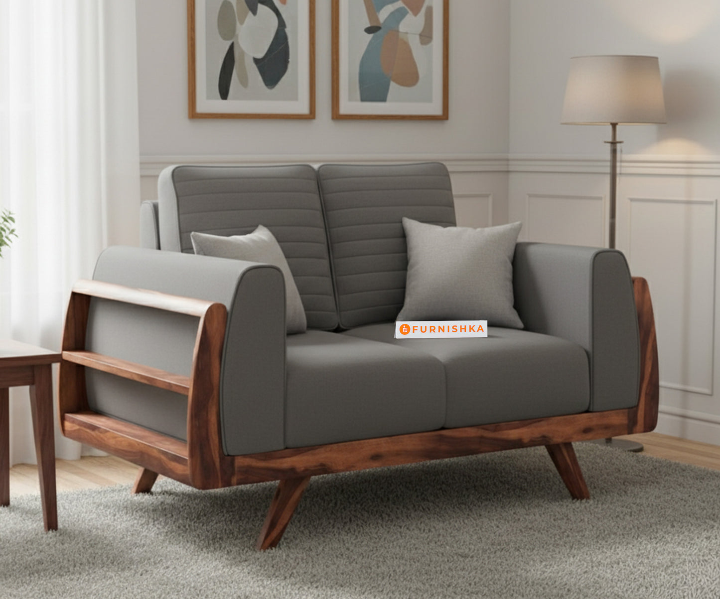 Amaari Sofa 2 Seater Trout Grey