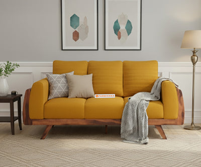 Amaari Sofa 3 Seater Mustard yellow