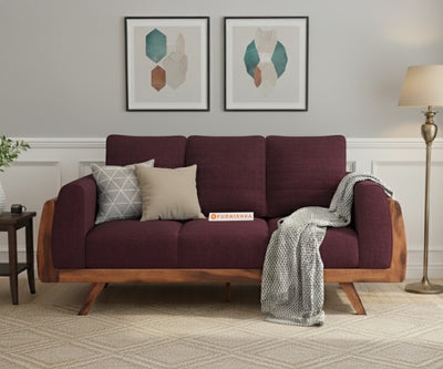 Amaari Sofa 3 Seater Red wine