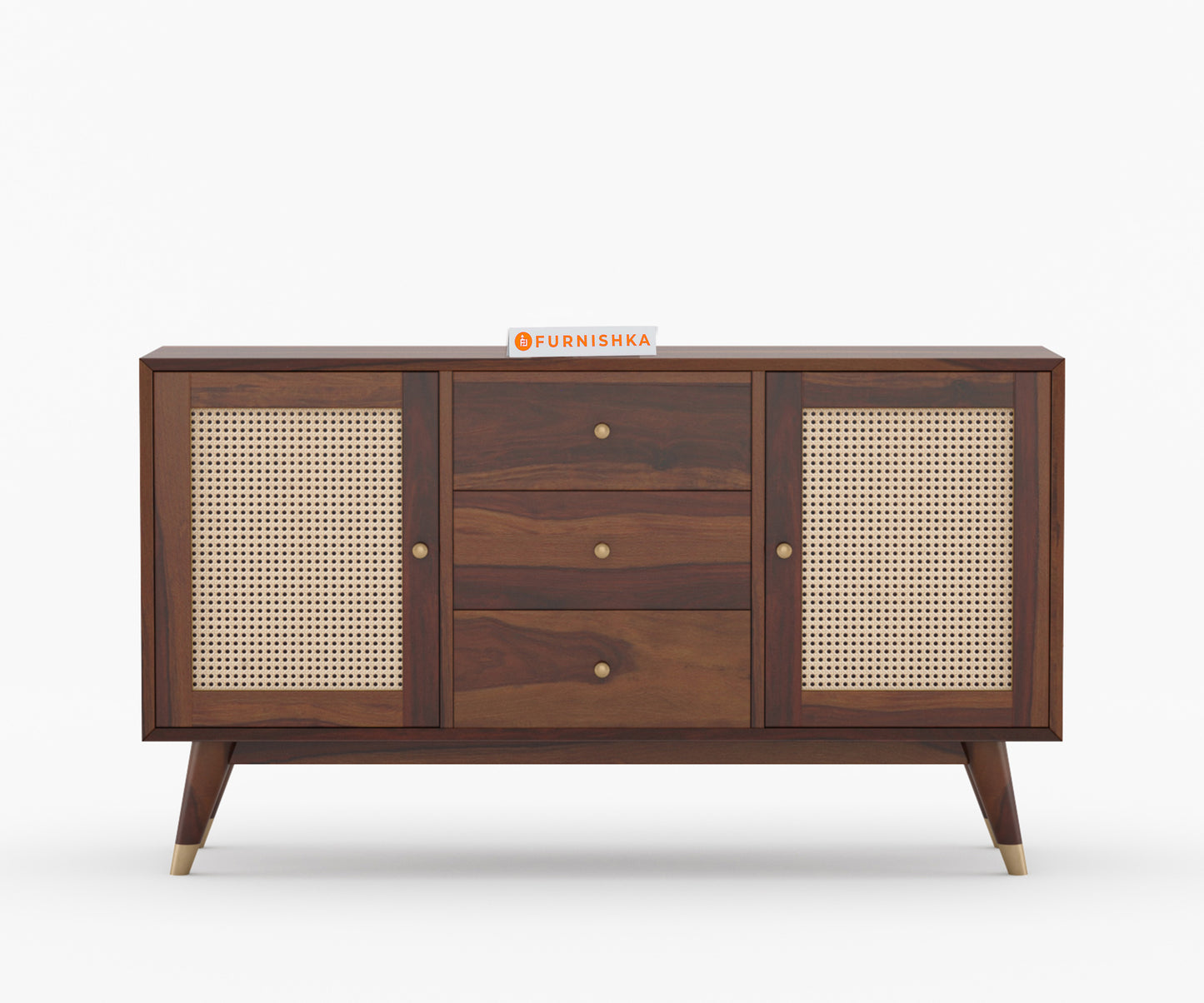 Angela Sheesham Wood Cane Chest of Drawer