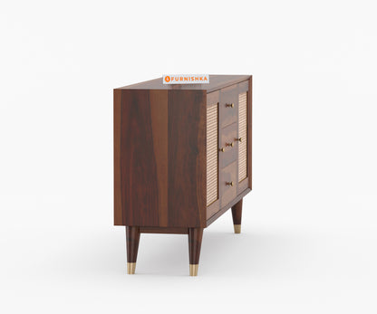 Angela Sheesham Wood Cane Chest of Drawer