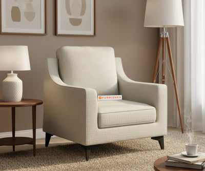 Arrasso Sofa 1 Seater Light Beige