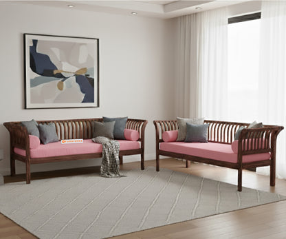 Garud 3 + 2 Sofa Set  Flamingo Pink