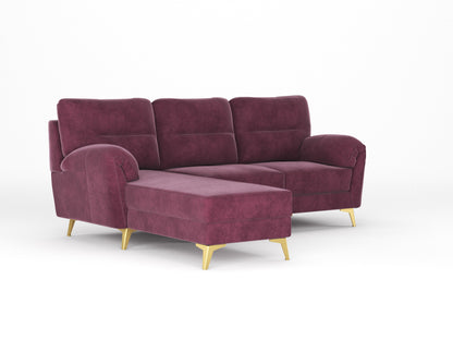 Bilance 2+L LHS Sofa Set Red Wine