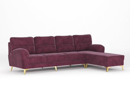 Bilance Sofa 3+L RHS Red Wine