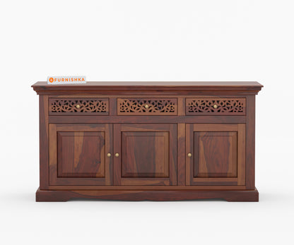 Brynn Sheesham Wood Triple Door Chest of Drawer