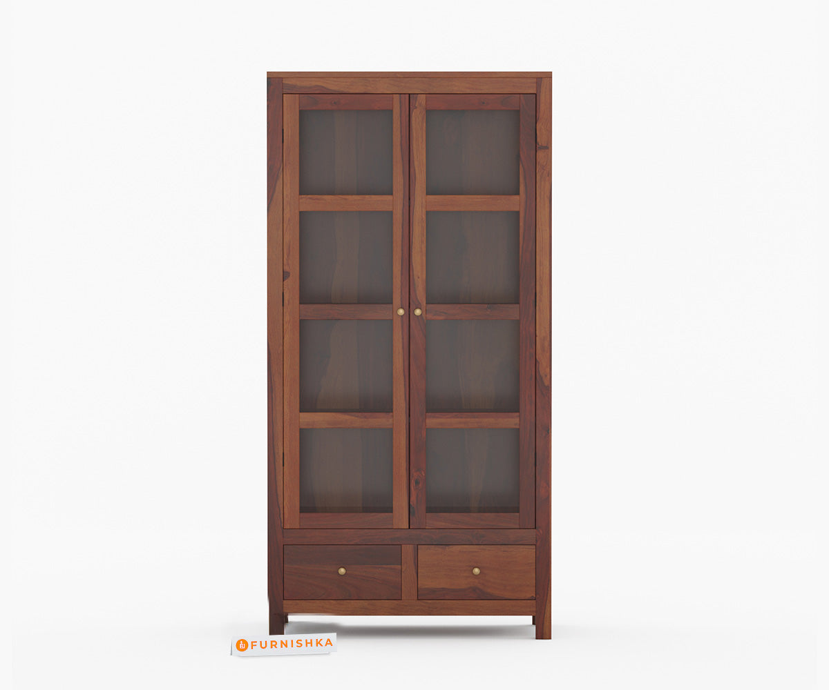 Claire Sheesham Wood Two Door Kitchen Cabinet