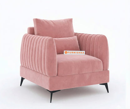 Corbida Sofa 1 Seater Flamingo Pink