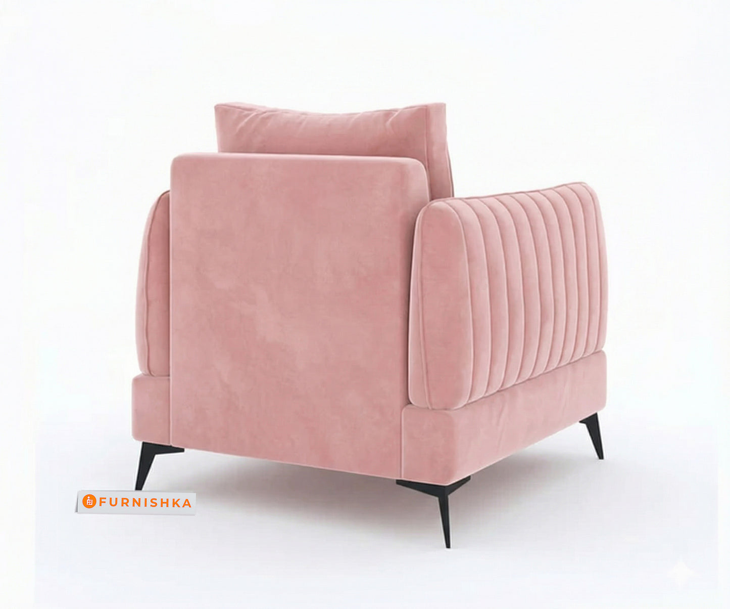Corbida Sofa 1 Seater Flamingo Pink