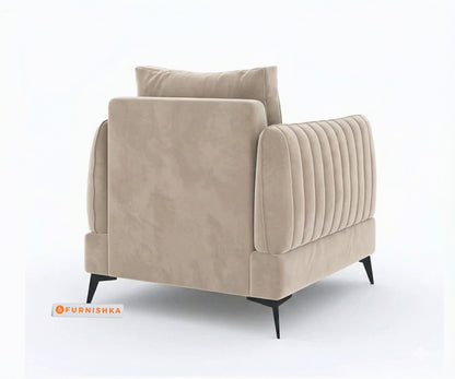 Corbida Sofa 1 Seater Light Beige