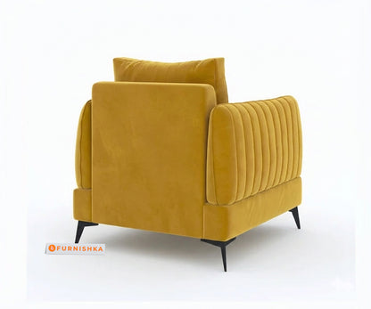 Corbida Sofa 1 Seater Mustard Yellow